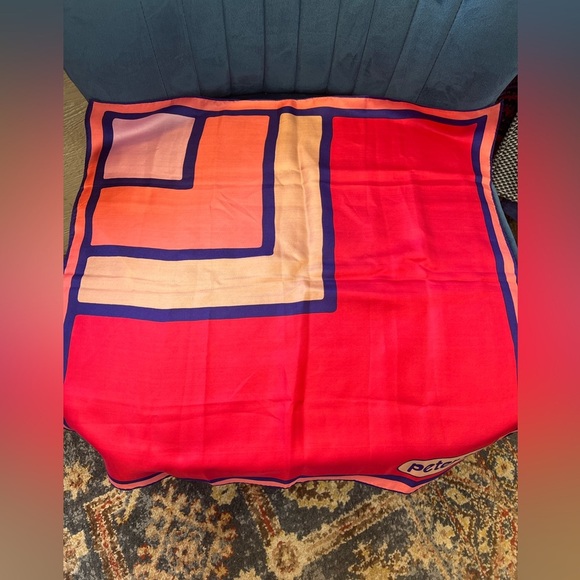 Vintage 1970's Peter Max Scarf - Picture 3 of 3